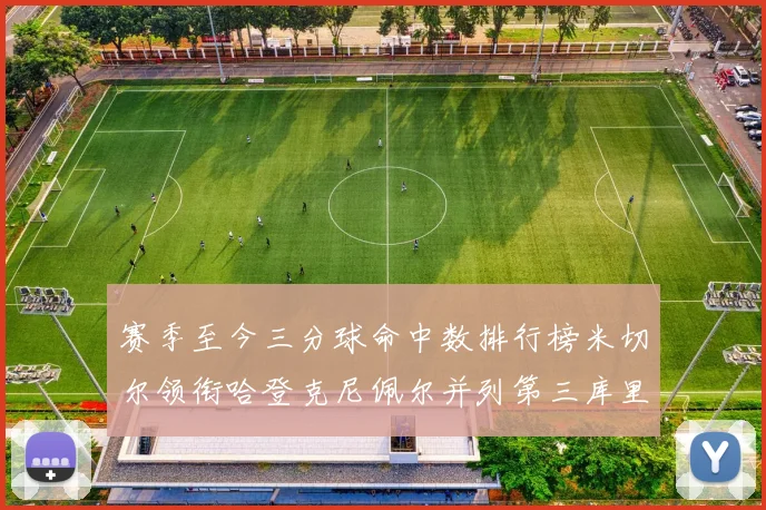 赛季至今三分球命中数排行榜米切尔领衔哈登克尼佩尔并列第三库里位列第六